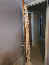 Macrame White Double Pot Holder