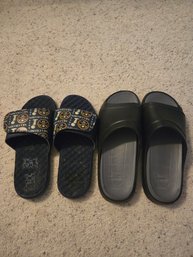 Sz 12 Mens Sandals Aviva, ISlide NBA Champs