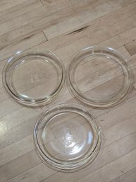 Pyrex Pie Baking Plates Set Of 3