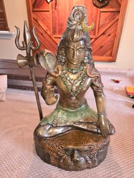 Shiva Brass Lord Statue 18'hx 11'w