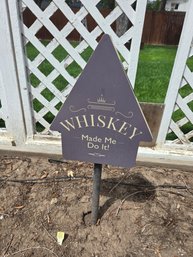 Plastic Yard Art Whiskey