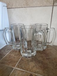 Glass Mugs Set Of 3