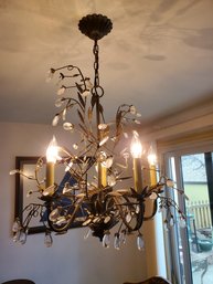 Arhaus Chandelier Brown Metal Ceiling Hanging