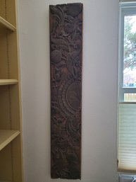 Carved Wood Art 9.5'w X 53'h