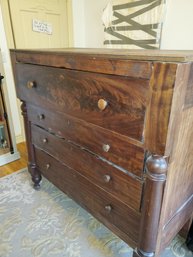 Antique Dresser Burlwood Style 4 Drawers