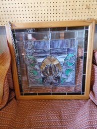 Antique Stained Glass From Mapleto Sq 29.5' Sq