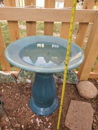 Tall Bird Bath Ceramic 23' H X 19'w