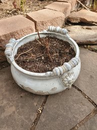 Garden Flower Pot White #3