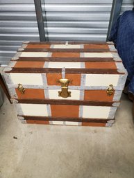 Wood And Metal Trunk