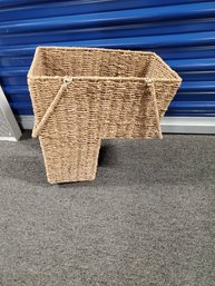 Wicker Stair Basket