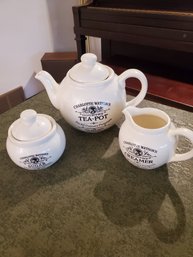 Charlotte Watson's White Tea Set - 3 Items