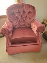 Swivel Chair Wine Upholstery (1) A