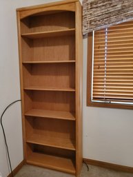 Oak Tall Bookshelf (1) B 10.5'D X 32'W X 83'H