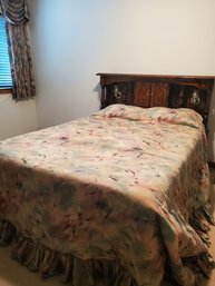 Queen Bed With Head Board (65'wx10.6'D Tempurpedic Mattress And Box Spring