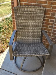 Outdoor Weaved Chair Brown/Tan