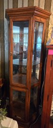 Brown Display Cabinet 29'w X 13.5'D X 71'h