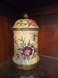 Lillian August Canister Floral
