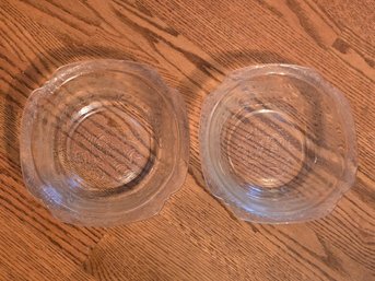 Glass Serving Bowls Set Of 2