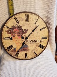 Clock Turandot Round Wall 11'