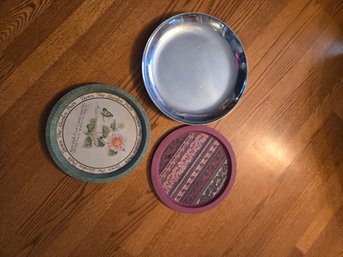 Platters Round Set Of 3