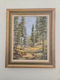 Framed Art L. Kavanagh - Mountain Pine Trees
