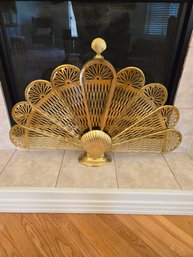 Brass Fireplace Fan