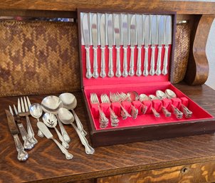 Roger, Mix Silverware Set With Wooden Box #2