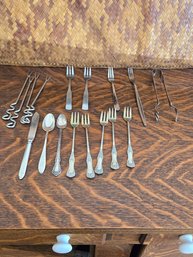 Cocktail Forks And Misc Pieces