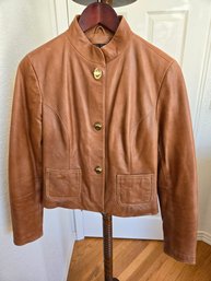 Wilson Leather Brown Jacket Sz S