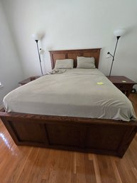 Oak Bed Drawers Sz ?