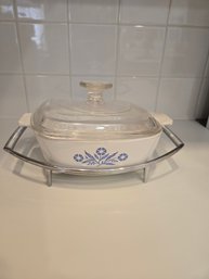 Pyrex Casserole Dish With Metal Holder