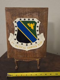 3rd Tactical Fighter Wing Plaque With Easel