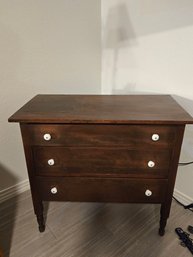Antique Style Dresser 3 Drawer 33'h X 35.5'w X 18'd