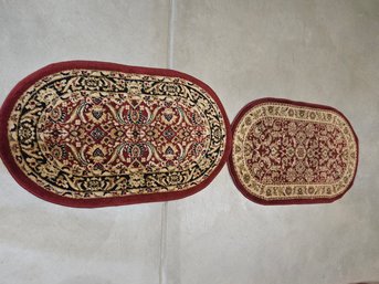 2 Small Oval Rugs