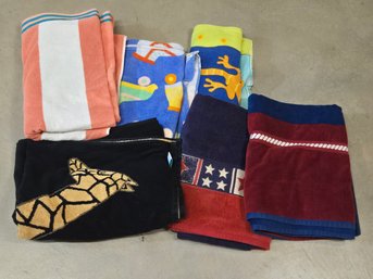 Beach Towels Misc Set Of 6