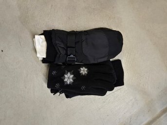 Gloves Set Of 2 Snowflake