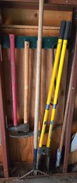 Gardening Tools Set Of 6- Axe, Rack, Hole Digger,   #2