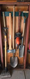 Gardening Tools Set Of 6 - Axes, Shovels, Roof Shovel, Hedge Trimmer