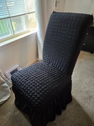 Side Chair Cream With Black Cover