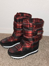 Shoes Ausland Red Black Boots Sz 5.5