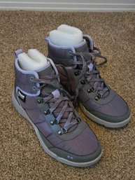 Thinsulate Tennis Hightop Shoes Sz 5 Purple Grey