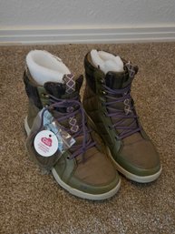 Ryka  Aurora Boots Green Brown Sz 5