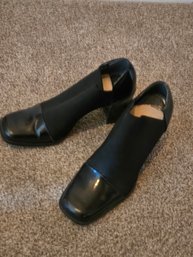 Shoes Black Small Heel Sz 5-6