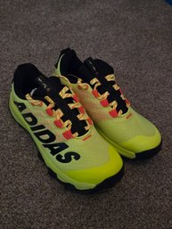 Adidas Tennis Shoes Yellow Black Sz 3.5