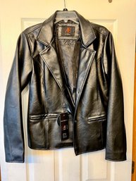 Brand-new With Tags AE Di Milano Women's Medium Leather Jacket