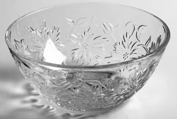 4 Princess House Crystal Clear 5' Soup/Salad Bowls