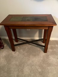 Rectangle 3 Tile End Table 28 Inches