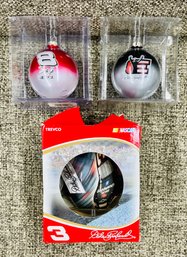 3 Nascar Ornaments Dale Earnhardt #8, #3