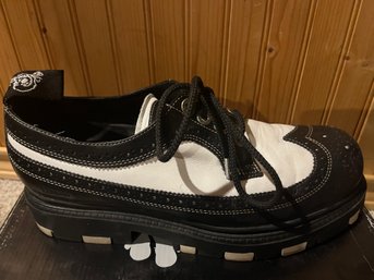 Vintage Stu Baker Shoes Black And White - Like New! Men's 9