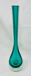 Pilgrim Glass Teal Vase